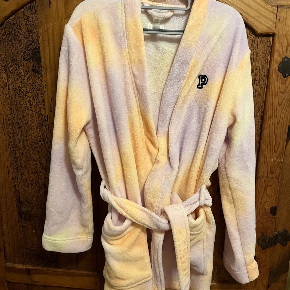 PINK Victoria's Secret Pastel Tie-Dye Robe